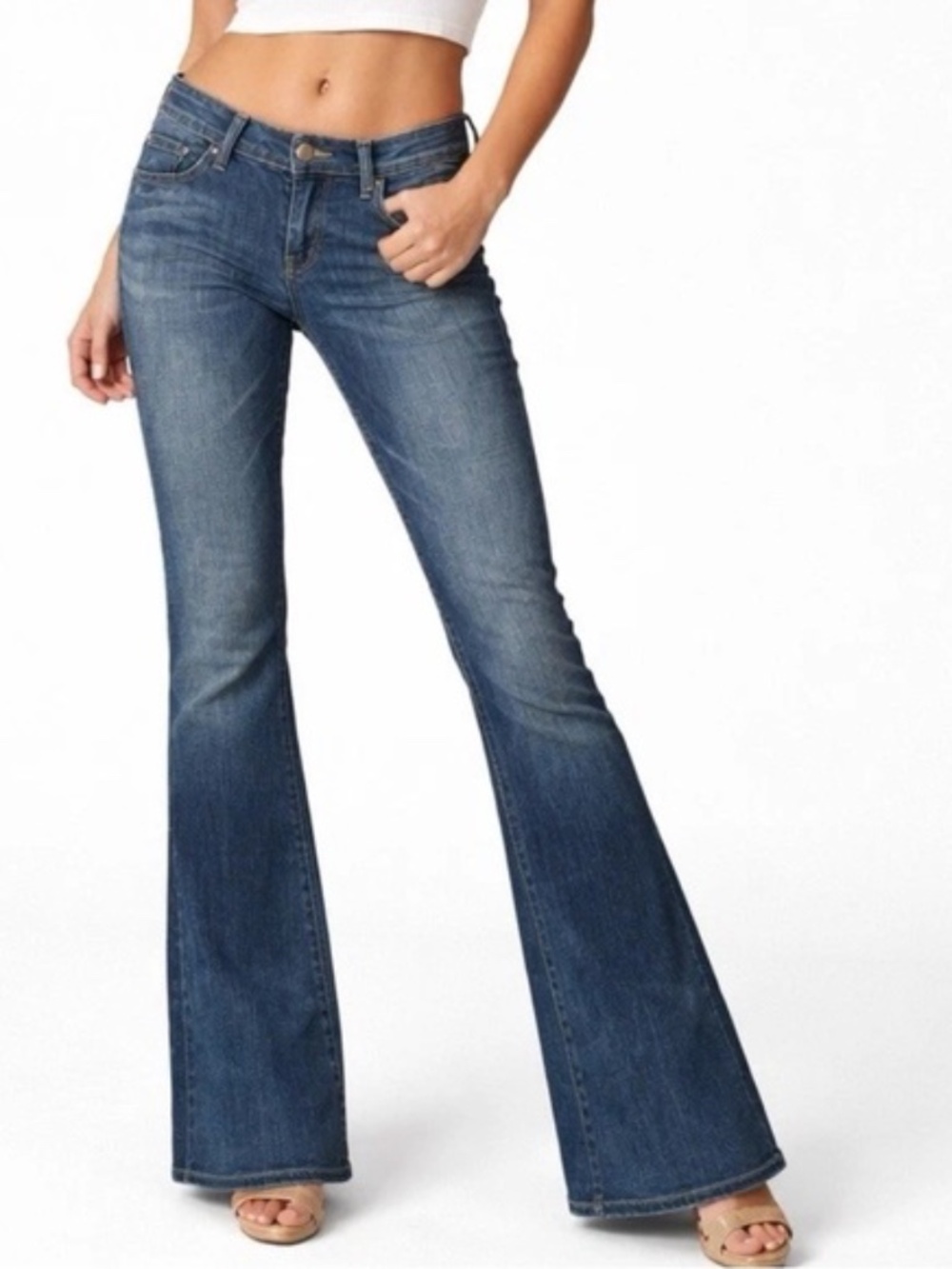 Vintage Citizens of Humanity Ingrid 002 Low Waist Flare Jeans